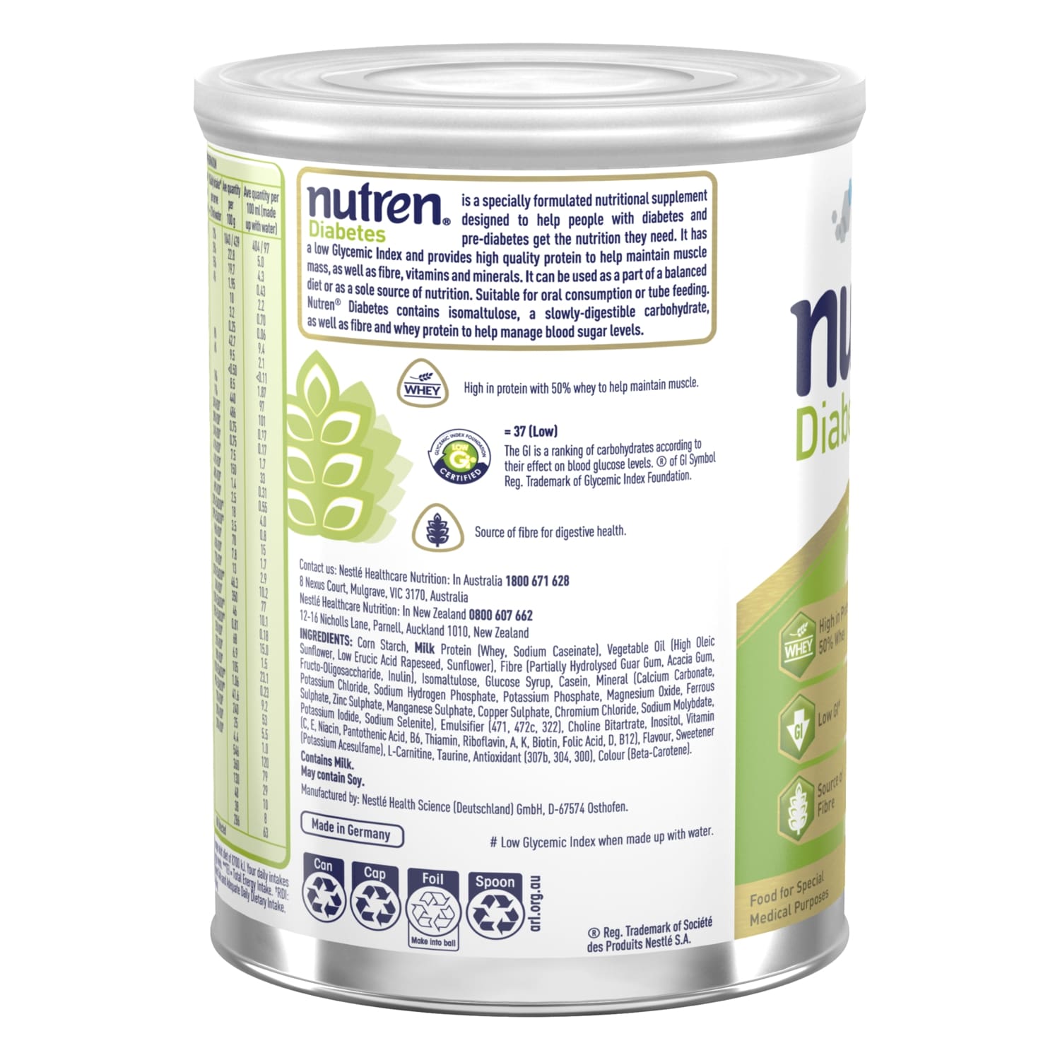 Nutren Diabetes 400g Can